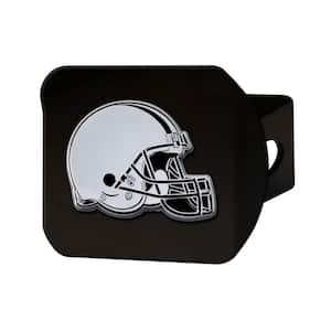 NFL - Cleveland Browns 3D Chrome Emblem on Type III Black Metal Hitch Cover