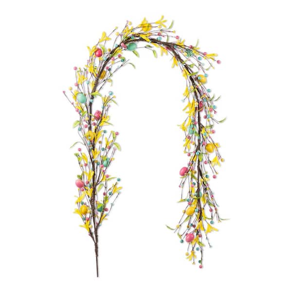 4 in. H Easter Egg and Flower Garland