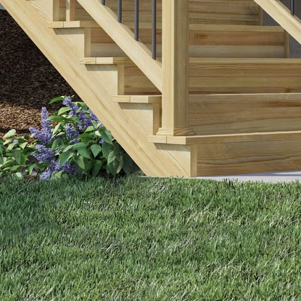 5-Step Ground Contact Pressure-Treated Pine Stair Stringer