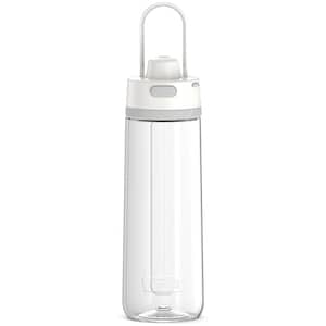 Guardian 24 oz. Sleet White Hard Tritan Plastic Vacuum-Insulated Water Bottle