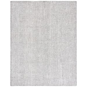 Abstract Ivory/Black 11 ft. x 15 ft. Geometric Gradient Area Rug