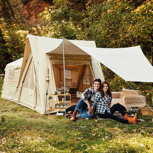 DSNAPE Upgraded 5-8 Person Inflatable Camping Tent for Family