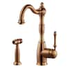 HOUZER Regal Traditional Single-Handle Standard Kitchen Faucet with ...