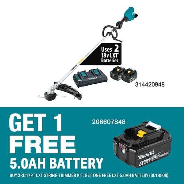 LXT 18V X2 (36V) Lithium-Ion Brushless Cordless String Trimmer Kit (5.0 Ah) with 18V LXT Battery Pack 5.0Ah