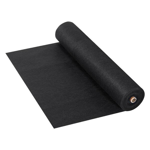thumbnail image 2 of Geotextile Non-Woven Fabric 6ft X 50ft – 6oz Landscape Fabric For Drainage & Construction (Black) 2 of 5