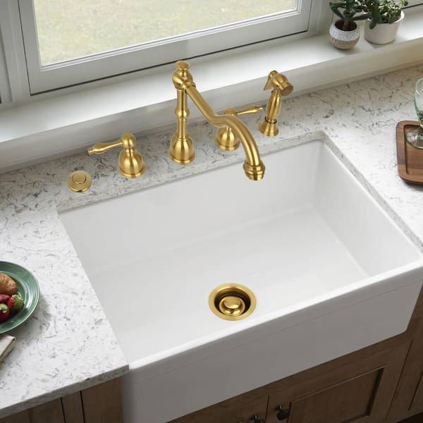 Brass Gold Garbage Disposal Kitchen Air Switch Kit