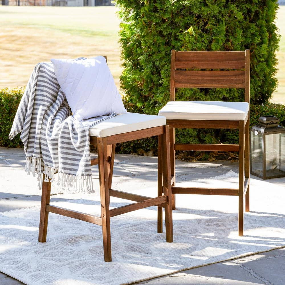 acacia outdoor bar stools