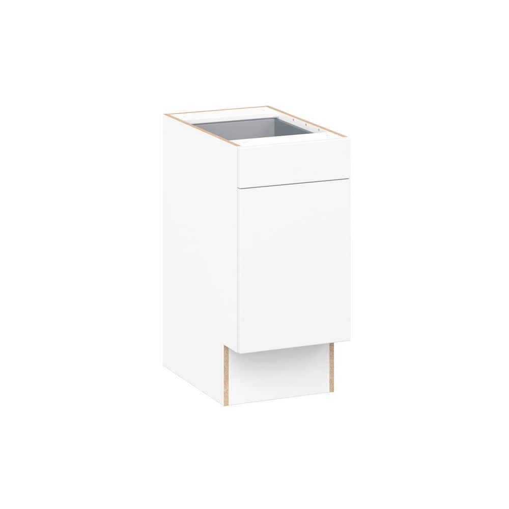 Timberline 15 in W x 24 in D x 32.5 in. H Assembled Slab Accessible ADA Base Kitchen Cabinet in Bright White with Drawer price history on PriceWatchPro