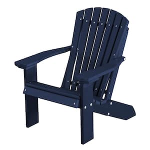 Heritage Patriot Blue Plastic Outdoor Child Adirondack Chair