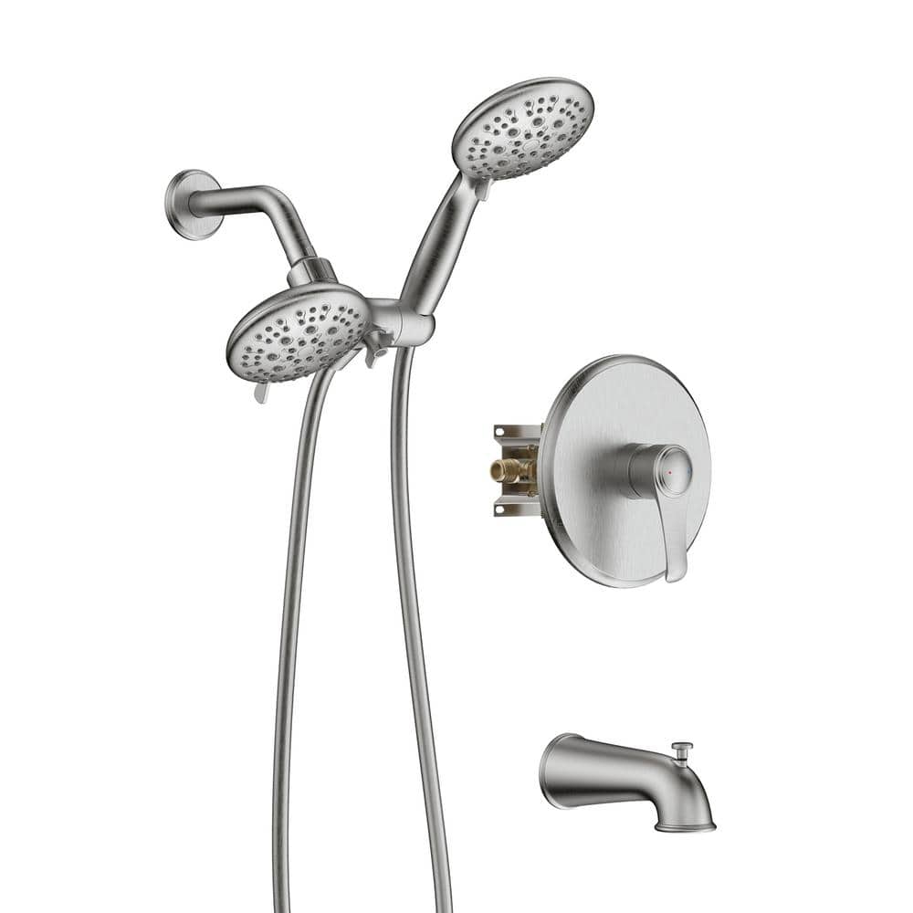 Maincraft Single Handle 3Spray Tub and Shower Faucet 1.8 GPM with 4 in