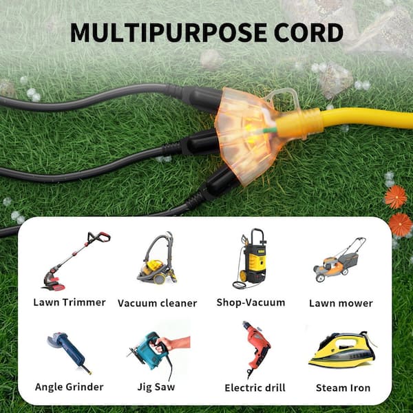 3 ft. 12/3 Gauge Extension Cord/3 Conductors Heavy Duty Outdoor