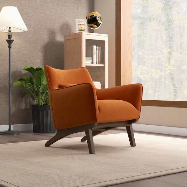 Freddie burnt orange discount armchair