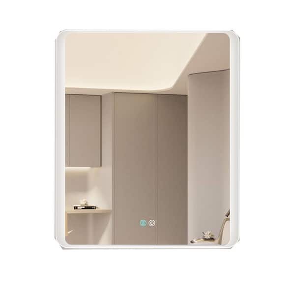 Unbranded 30 in. W x 36 in. H Rectangular Frameless Wall Bathroom Vanity Mirror in Natural
