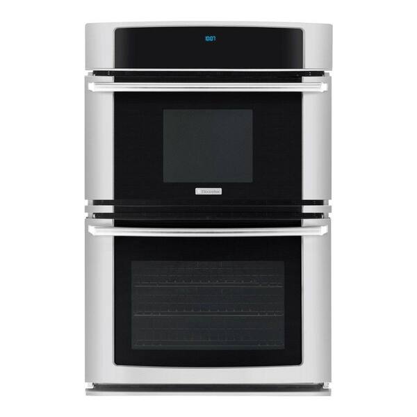 Electrolux Wave-Touch 27 in. Electric Convection Wall Oven with Built-In Microwave in Stainless Steel-DISCONTINUED