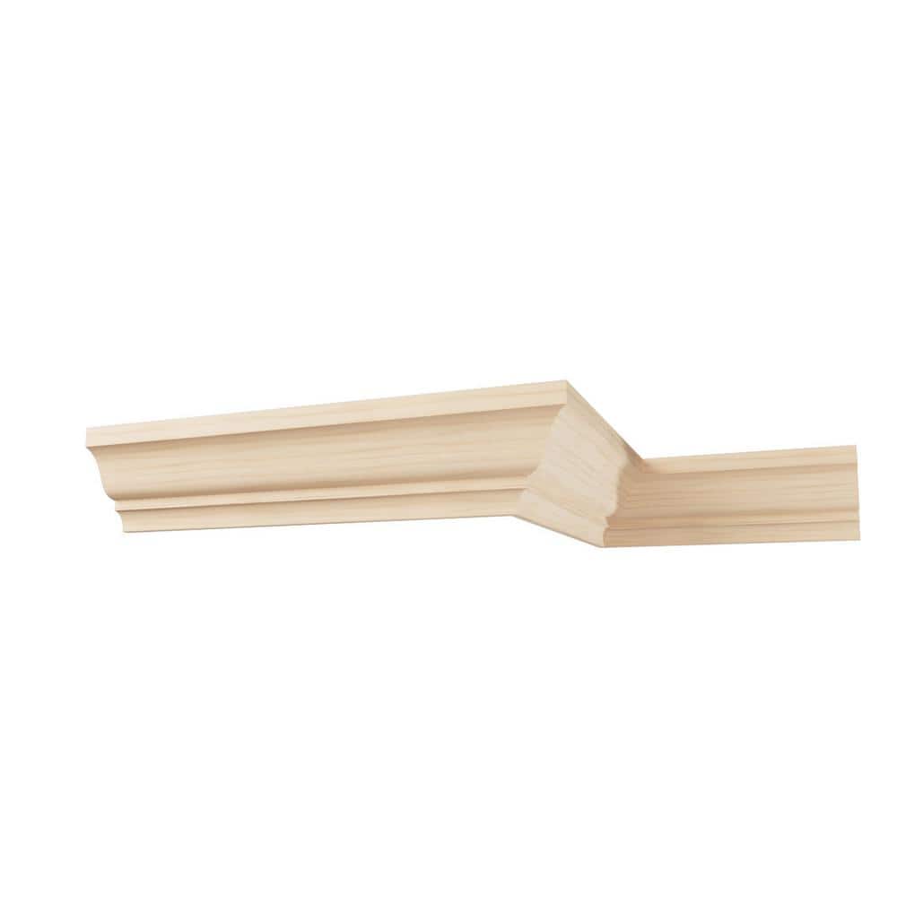 Alder Solid Wood Crown Moulding 96" Length