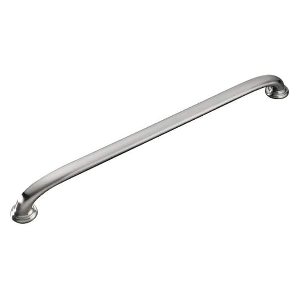 HICKORY HARDWARE Zephyr 18 in. Center-to-Center Satin-Nickel Appliance Pull