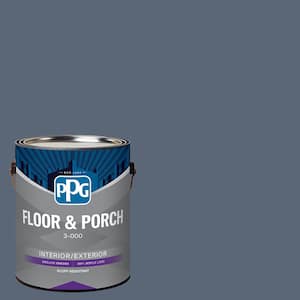 1 gal. PPG1042-6 Blue Zephyr Satin Interior/Exterior Floor and Porch Paint