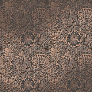 William Morris at Home Marigold Fibrous Charcoal Wallpaper