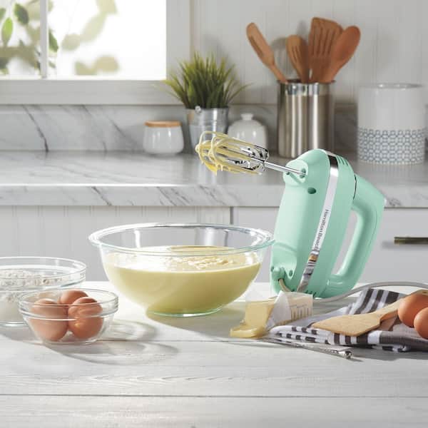 5-Speed Blue Hand Mixer with Storage Case 62601N