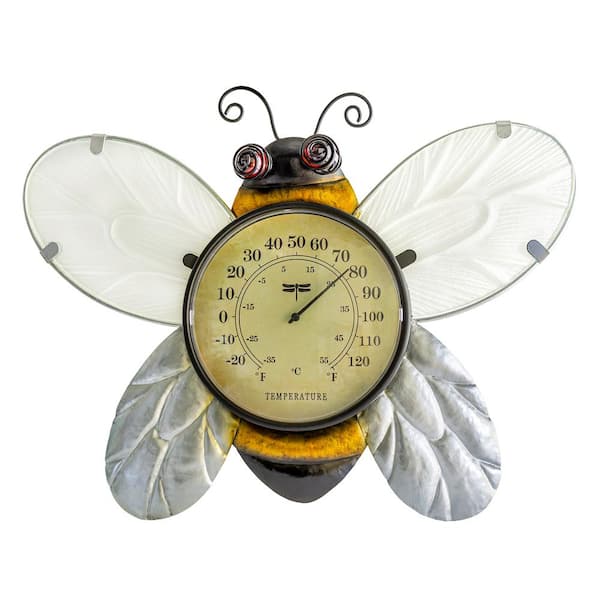 Poolmaster Bee Analog Outdoor Wall Thermometer 54579 - The Home Depot
