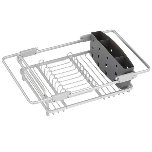 TOOLF Expandable Dish Drying Rack Over the Sink Adjustable Dish Rack In Sink Or 