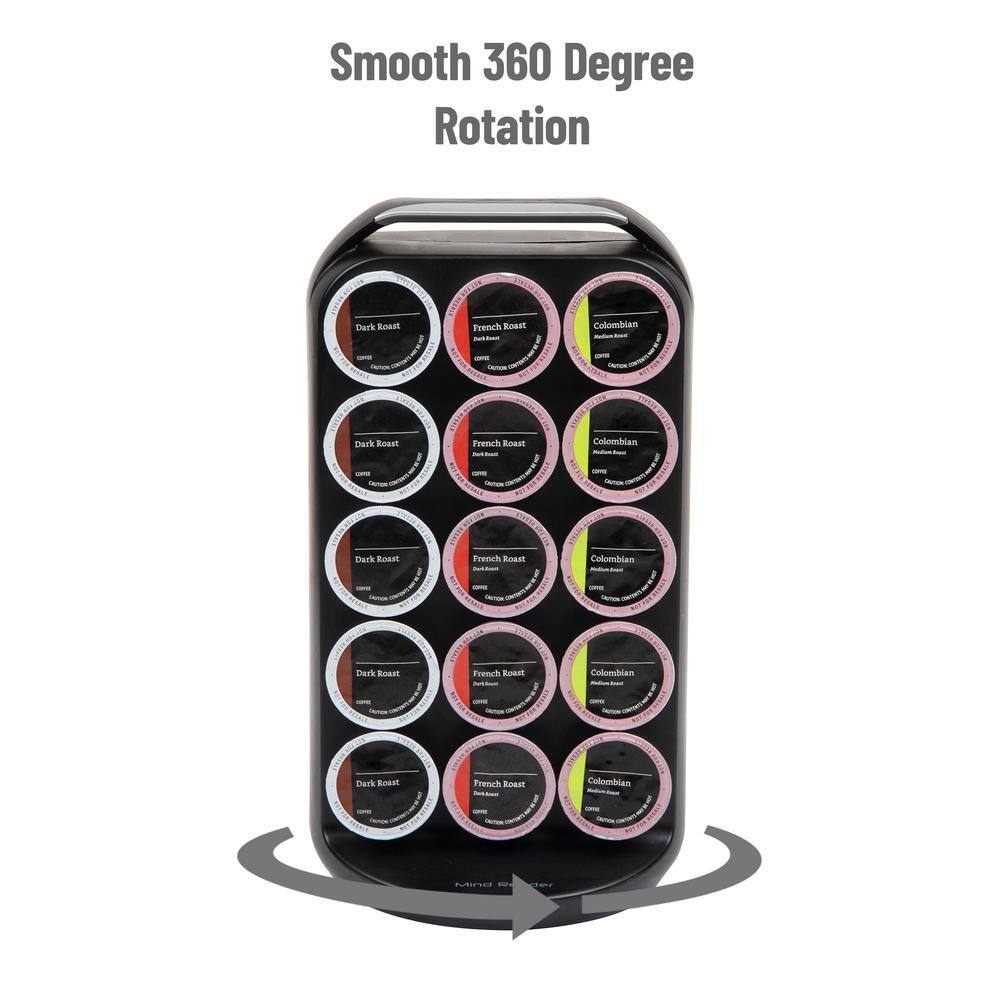 Black High Impact Polystyrene Coffee Pod Holder for 30 Capsules