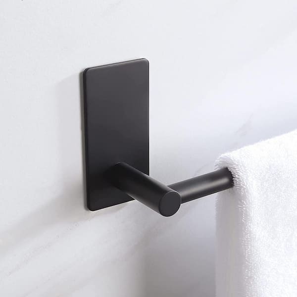 TOOLKISS Matte Black Wall Mount Paper Towel Holder AD-PH301MB - The Home  Depot