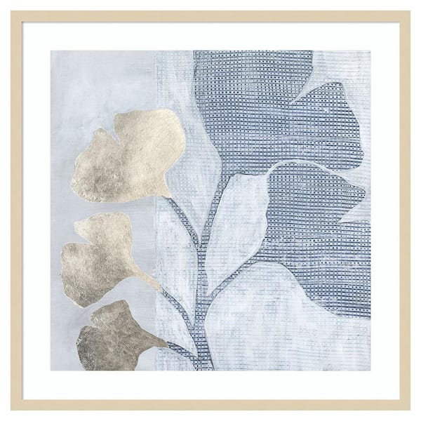 Amanti Art Veiled Garden IV by Vanna Lam 33 in. W x 33 in. H. Wood Framed Wall Art Print Framed in Brown