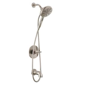 Nicoli Single Handle 6-Spray Tub and Shower Faucet 1.75 GPM in. Stainless Valve Included