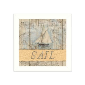 Sail by Unknown 1 Piece Framed Graphic Print Travel Art Print 14 in. x 14 in. . .