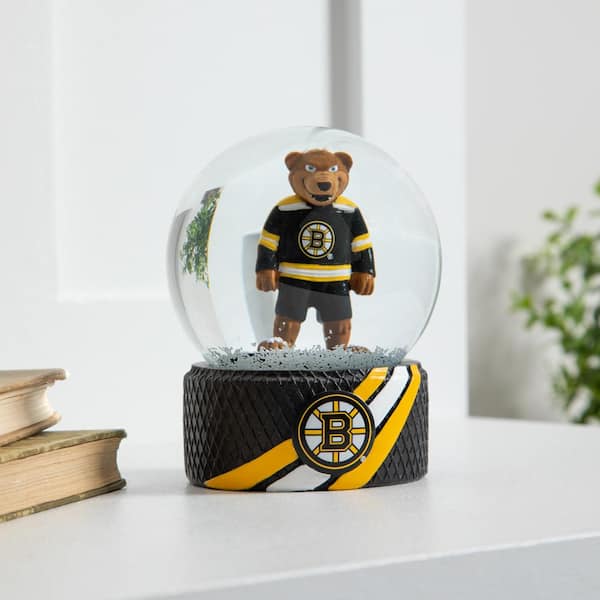 Boston Bruins 5 in. Glass Tabletop Snow Globe