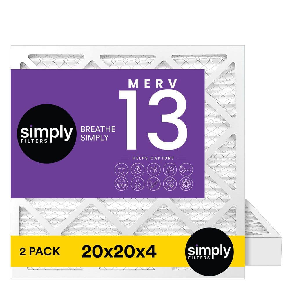 20 in. x 20 in. x 4 in. MERV 13 FPR 10 Pleated Furnace Air Filter (2-Pack) price history on PriceWatchPro