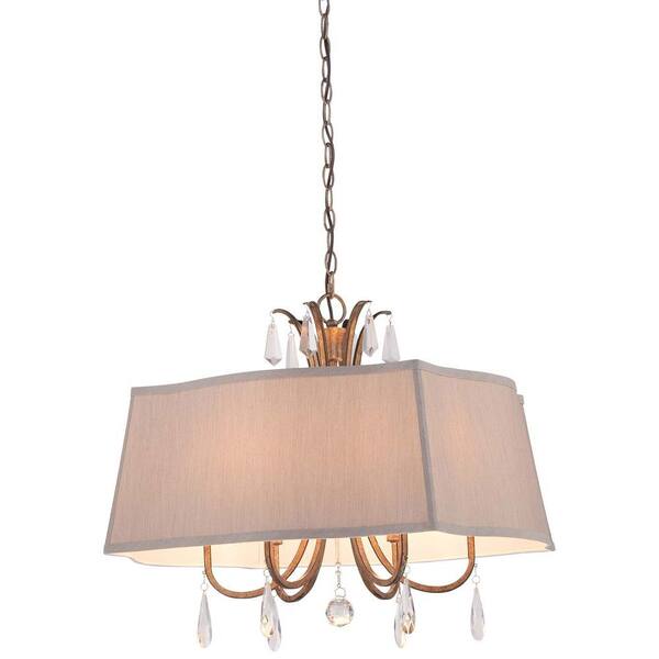 Minka Lavery 6-Light Vintage Gold Pendant