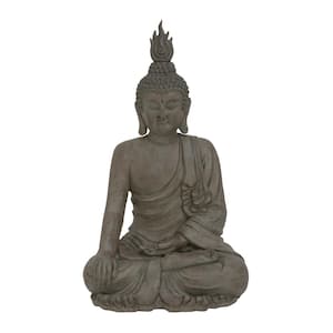Polystone Sitting Buddha Sculpture