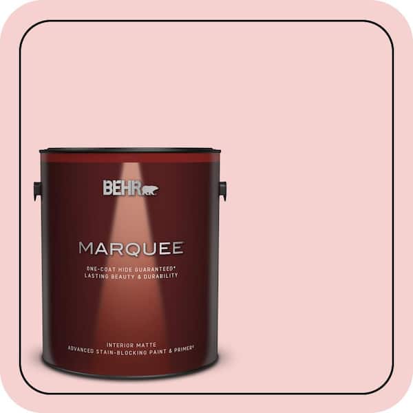 BEHR MARQUEE 1 gal. #P170-1A Pinky Promise Matte Interior Paint & Primer