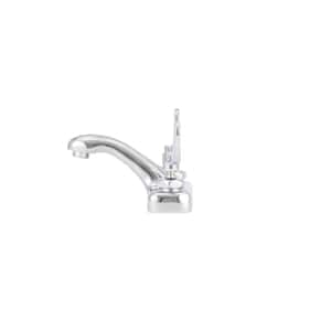 4 in. Centerset 2-Handle Blade Bathroom Faucet in Chrome