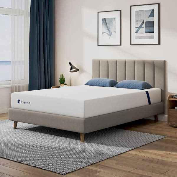 Avenco Queen Medium Cooling Gel Memory Foam 8 in. Mattress, Comfort and Supportive Bed-in-a-Box Mattress