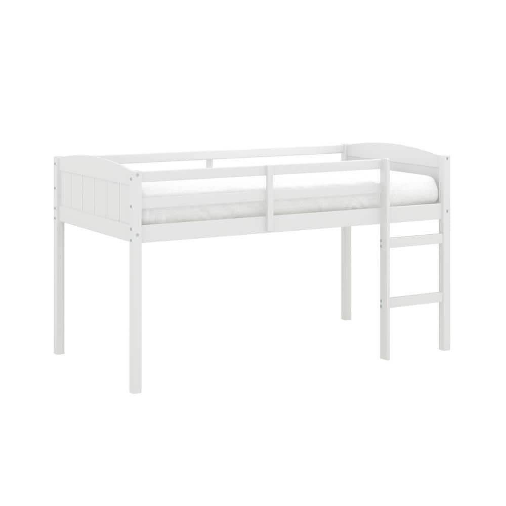 Hillsdale Furniture Alexis White Twin Junior Loft Bed 7171320 The Home Depot