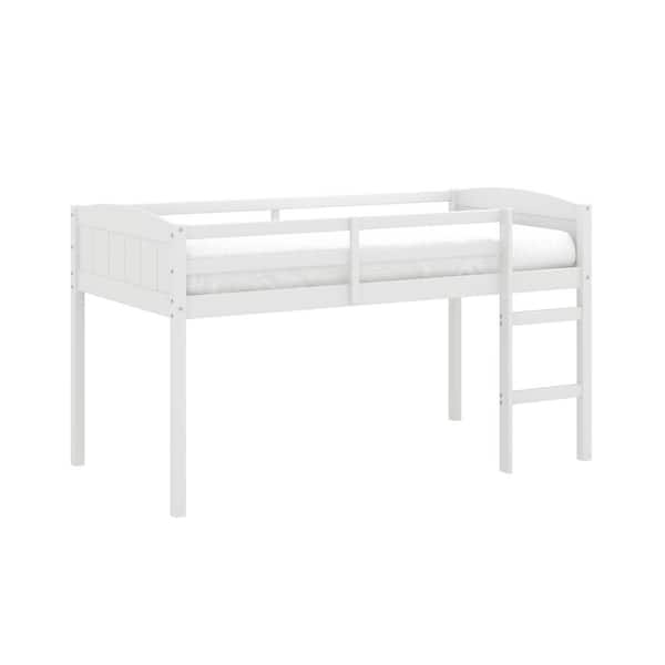 Hillsdale Furniture Alexis White Twin Junior Loft Bed