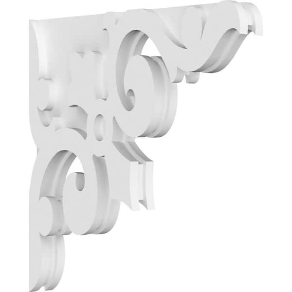 Ekena Millwork Whitman 1.5 in. W x 16 in. H x 16 in. D Signature Urethane Polyurethane Corbel