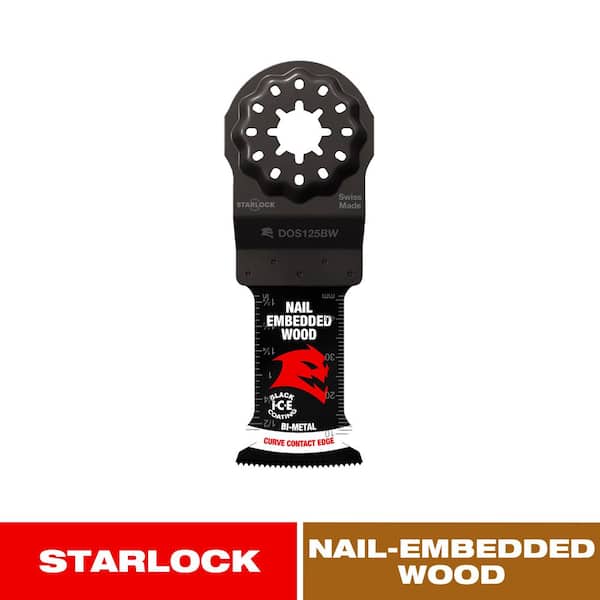 1-1/4 in. Demo Demon Starlock Bi-Metal Oscillating Blades for Nail-Embedded Wood