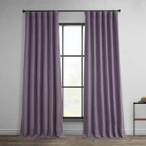 Iris Solid Rod Pocket Room Darkening Curtain - 50 in. W x 84 in. L (1 Panel)