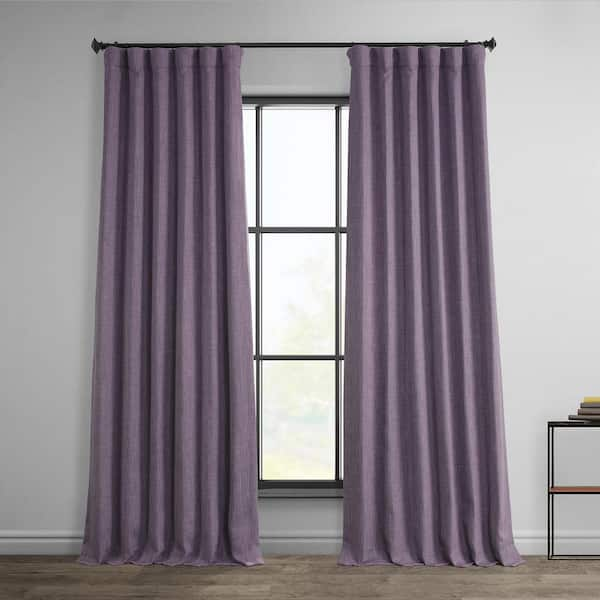 Exclusive Fabrics & Furnishings Iris Solid Rod Pocket Room Darkening ...