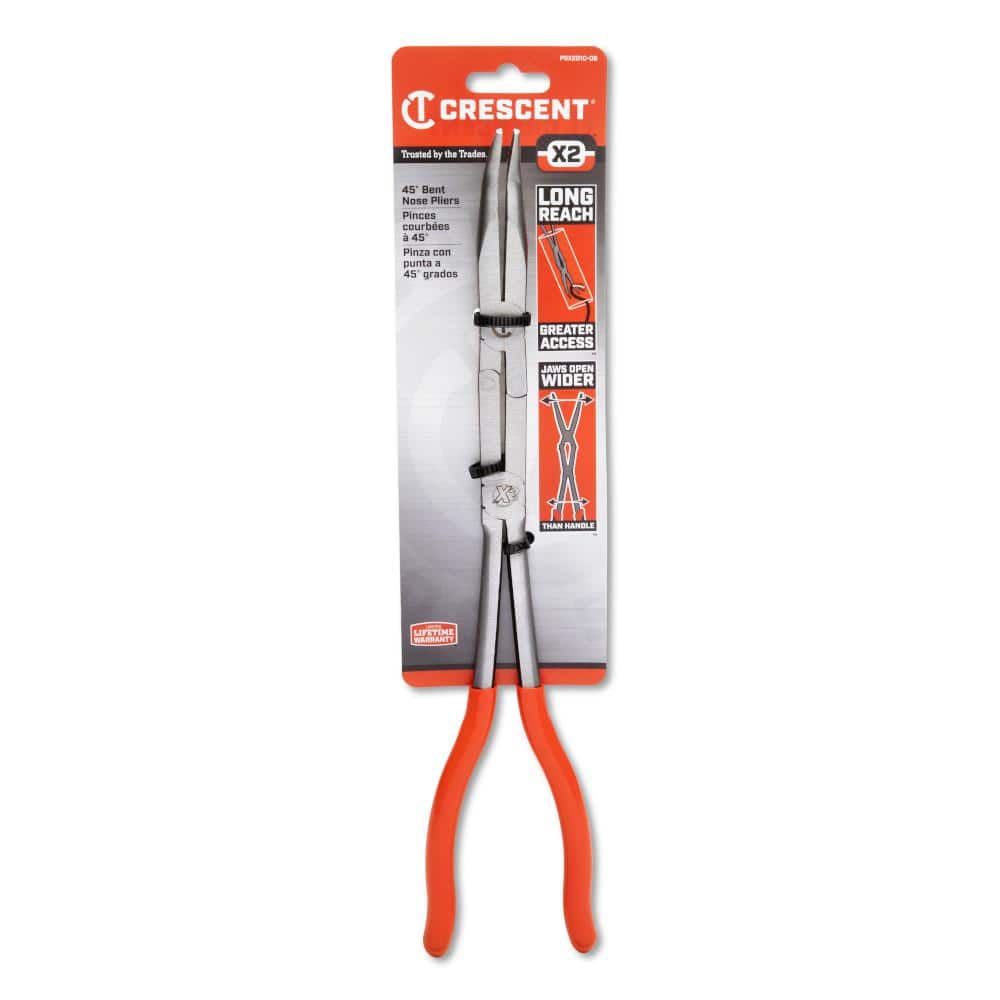 Crescent 13" X2™ Dual Material Long Reach Bent Nose Pliers - PSX201C-06 C49