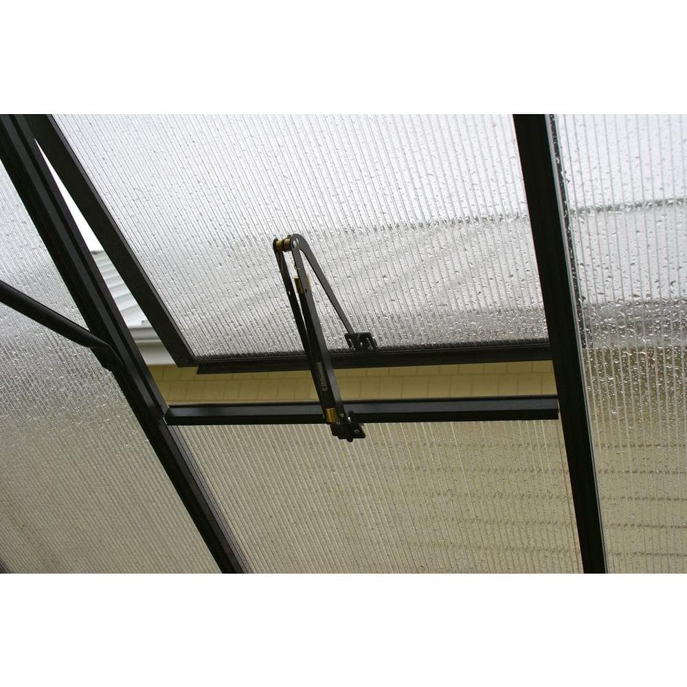 Monticello Black Aluminum 8' x 4' Greenhouse Extension Kit