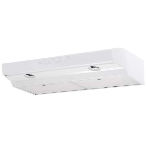 Broan-NuTone Allure II Series 36 in. Convertible Under Cabinet Range Hood with Light in White