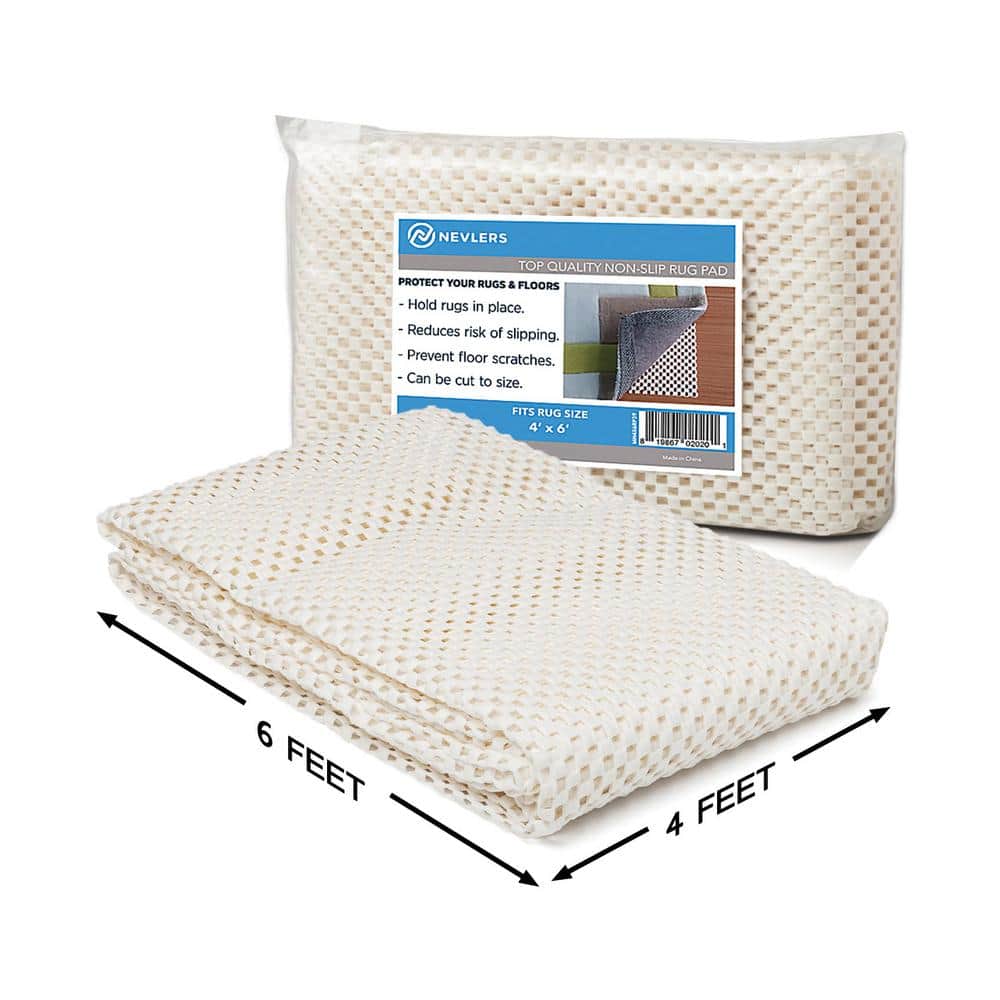 3dRose iprimio non slip area rug gripper pad 5x6 for bathroom
