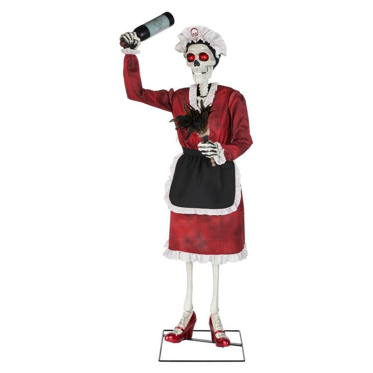Home Accents Holiday 5.5 ft. Animated Marie the Maid Home Depot