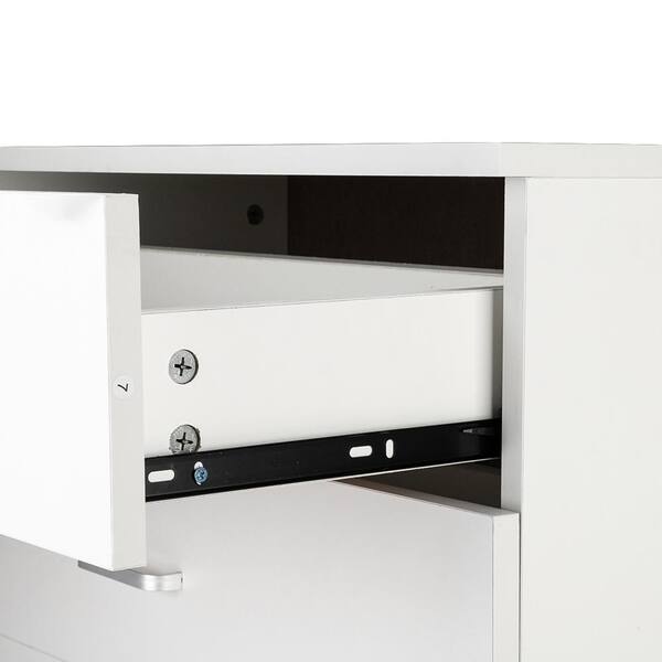 Cortina White Small Drawer Chest, One/size  Small drawers, Acrylic  drawers, Three drawer chest