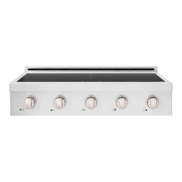 36 in. Paramount Induction Rangetop with 5 Element Cooktop in Stainless Steel